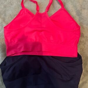 Women's Pink and Blue Sports Bras- ryka size medium.   NWOT. Never worn